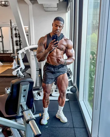 simeonpanda Instagram post about Physique progression