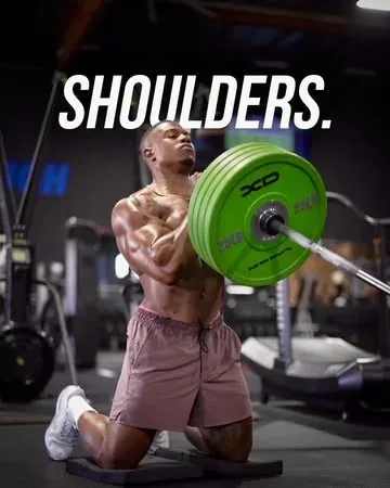 simeonpanda Instagram post about Shoulder workout
