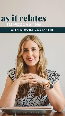 simona__costantini Instagram post about Podcast launch