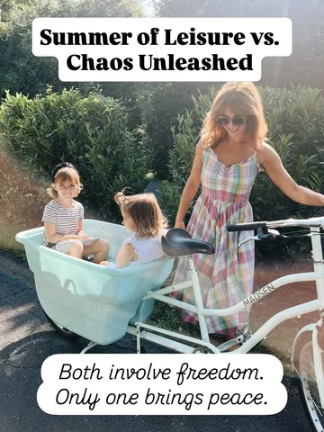 simplelifemusings Instagram post about Summer family routines