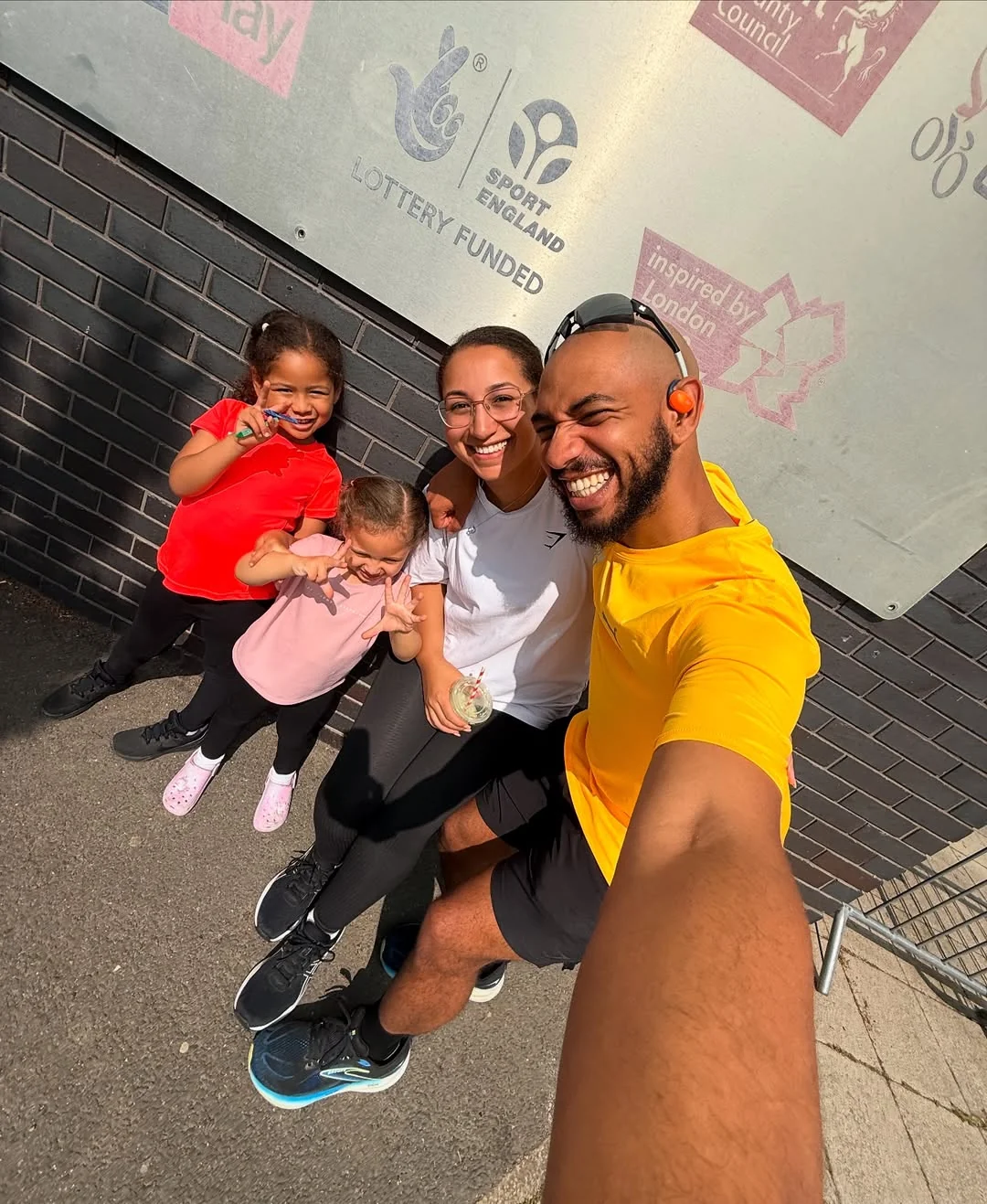 simplycantara Instagram post about Family Parkrun