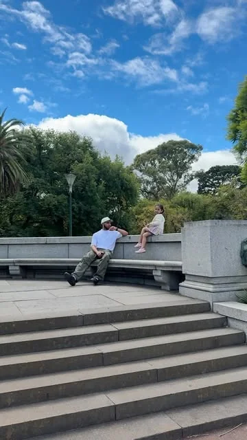 simplycantara Instagram post about Melbourne family sightseeing