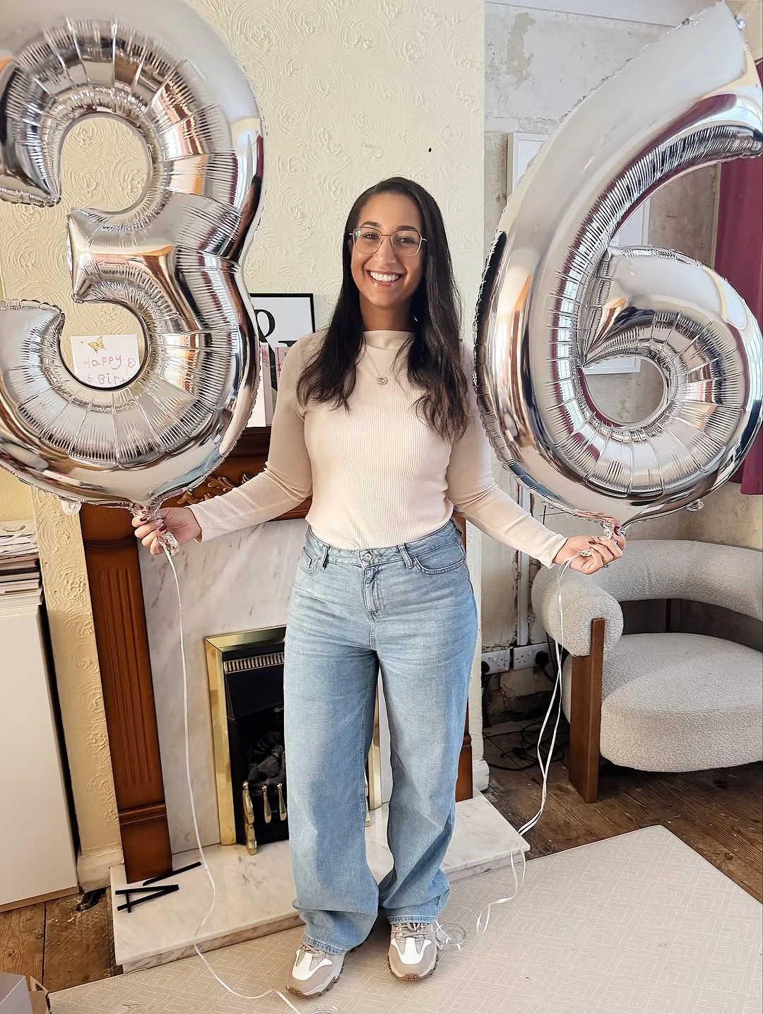 simplycantara Instagram post about 36th birthday