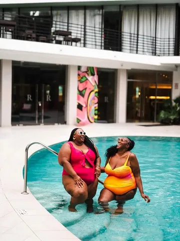 simplycurvee Instagram post about Inclusive group travel