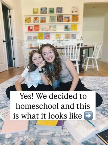 simplyonpurpose Instagram post about Homeschooling