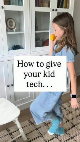 simplyonpurpose Instagram post about Children and technology