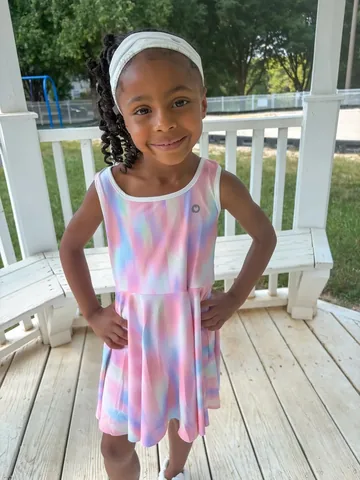 skylersaige Instagram post about Children's tennis fashion