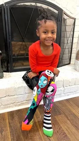 skylersaige Instagram post about Halloween character socks