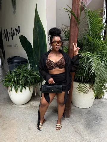 slayedby_k_ Instagram post about Beach outfit