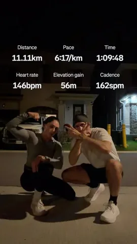 slaysfit Instagram post about Running training