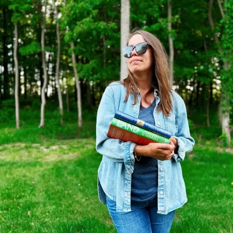 somekindofalibrary Instagram post about Book excitement