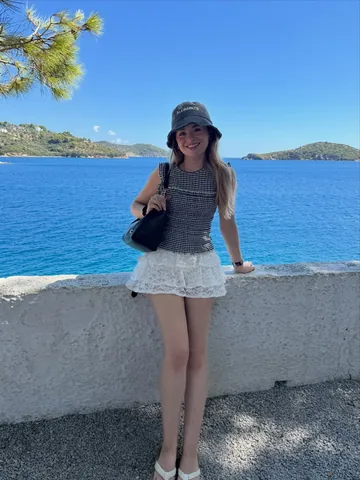 soph Instagram post about Skiathos holiday