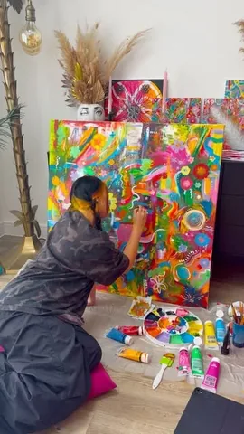 sophiehannah Instagram post about Free painting