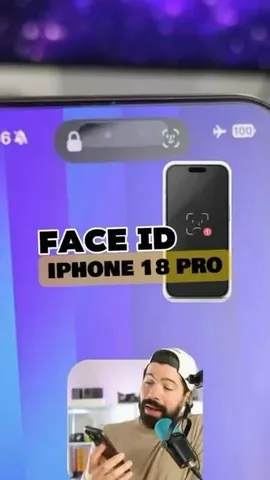 soymaulozano Instagram post about Face ID del iPhone 18 Pro