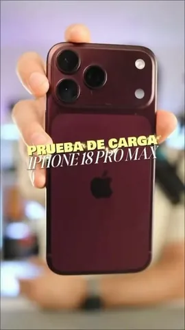 soymaulozano Instagram post about Carga del iPhone 18 Pro Max