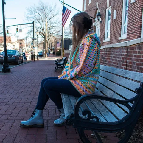 spawntaneousgaming Instagram post about Handmade cardigan