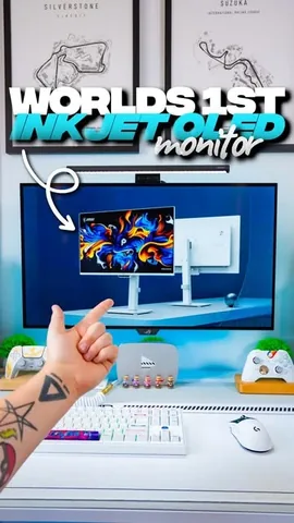 spuddgaming Instagram post about Future OLED monitor pricing