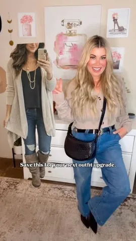 starrjoyblog Instagram post about Modern cardigan styling