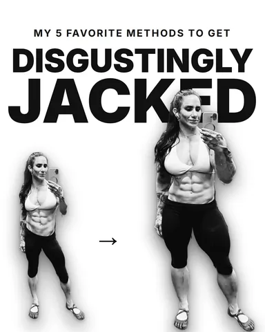 steficohen Instagram post about Muscle gain and training programs