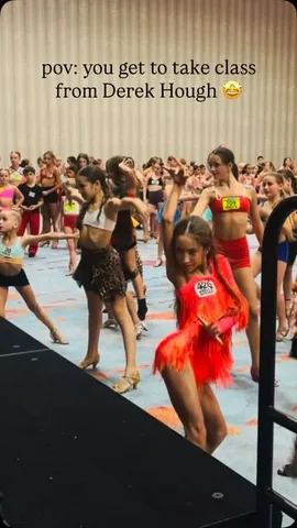 stellamaliab Instagram post about Dance class with Derek Hough