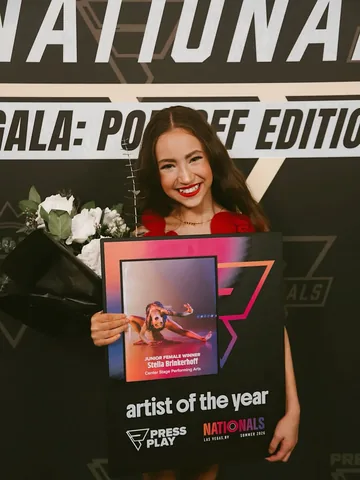 stellamaliab Instagram post about Dance award