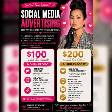 stephanietejadaa Instagram post about Social media advertising services