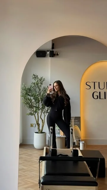 stephelswood Instagram post about Pilates studio opening
