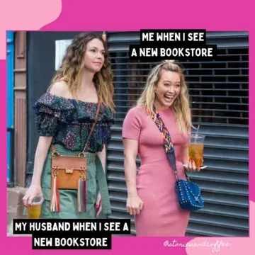 storiesandcoffee Instagram post about Celebrity and bookish culture