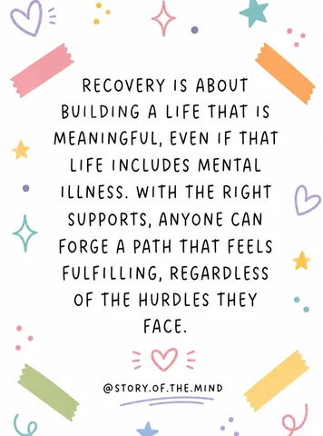 story.of.the.mind Instagram post about Mental health recovery