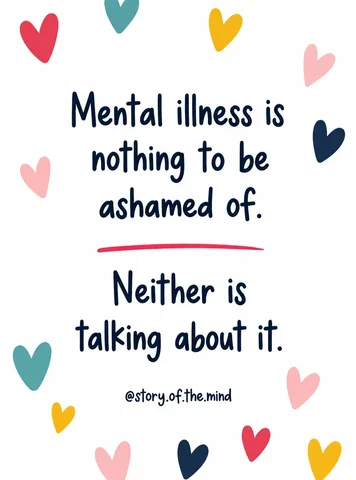 story.of.the.mind Instagram post about Mental health stigma