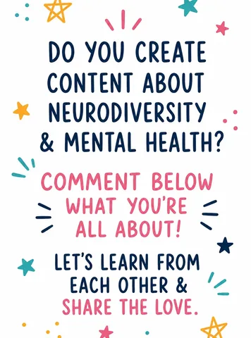 story.of.the.mind Instagram post about Neurodiversity creator community
