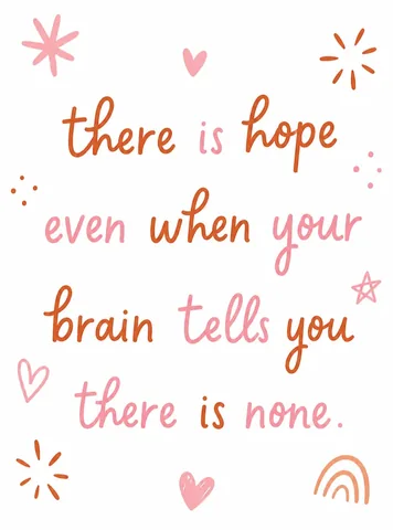 story.of.the.mind Instagram post about Mental health hope