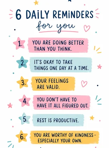 story.of.the.mind Instagram post about Daily mental health reminders
