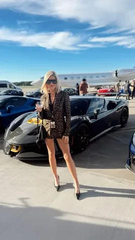 styles_and_sass Instagram post about Ferraris on the Runway event