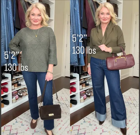 stylewithserena Instagram post about Petite fashion styling