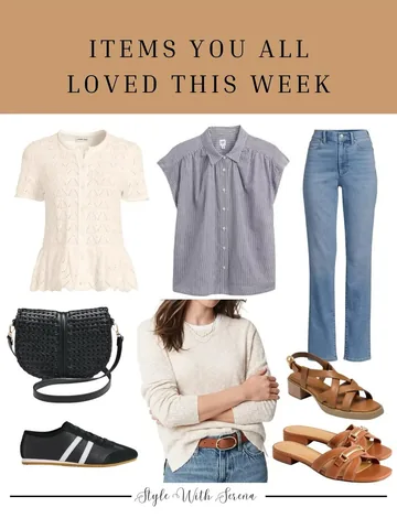 stylewithserena Instagram post about Fashion best sellers