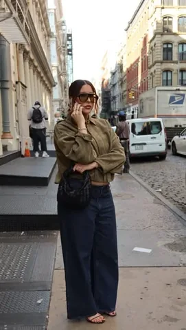 stylingwithkenzie Instagram post about Affordable denim shopping