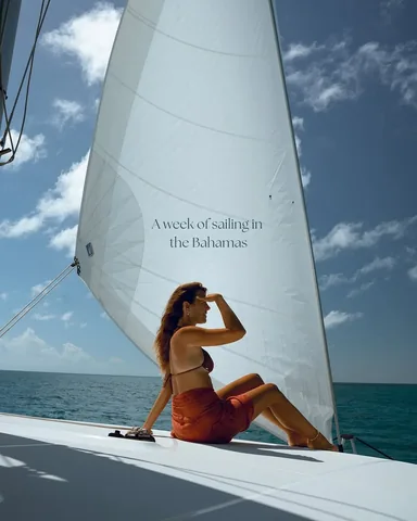 sunchasingtravelers Instagram post about Sailing trip in the Exuma Islands
