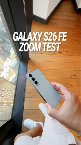 superscientific Instagram post about Samsung Galaxy S26 FE camera zoom