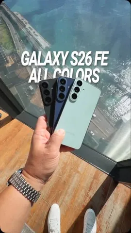 superscientific Instagram post about Samsung Galaxy S26 FE colors