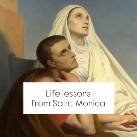 sweetcatholiclife Instagram post about Prayer to St. Monica
