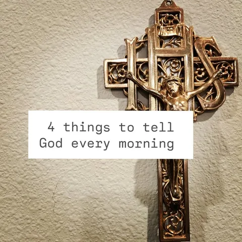 sweetcatholiclife Instagram post about Prayer and trust in Jesus