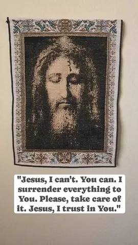 sweetcatholiclife Instagram post about Surrender to Jesus
