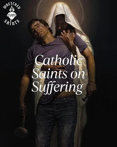 sweetcatholiclife Instagram post about Catholic saints on suffering