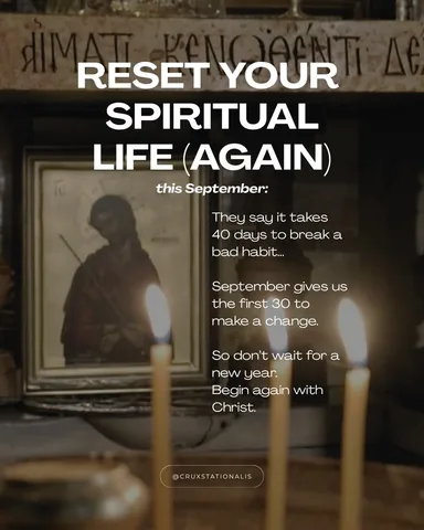 sweetcatholiclife Instagram post about Spiritual renewal and discipline