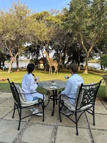 swissvoyagers Instagram post about Royal Livingstone luxury resort