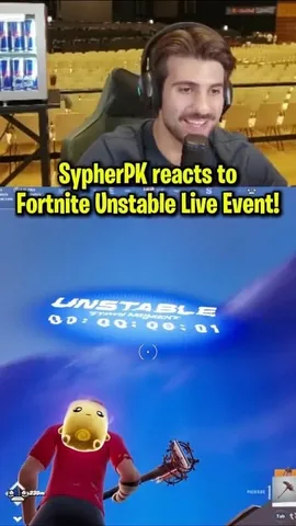 sypherpk Instagram post about Fortnite live event