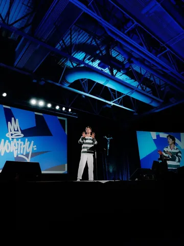 tannerkalina Instagram post about Catholic youth conferences