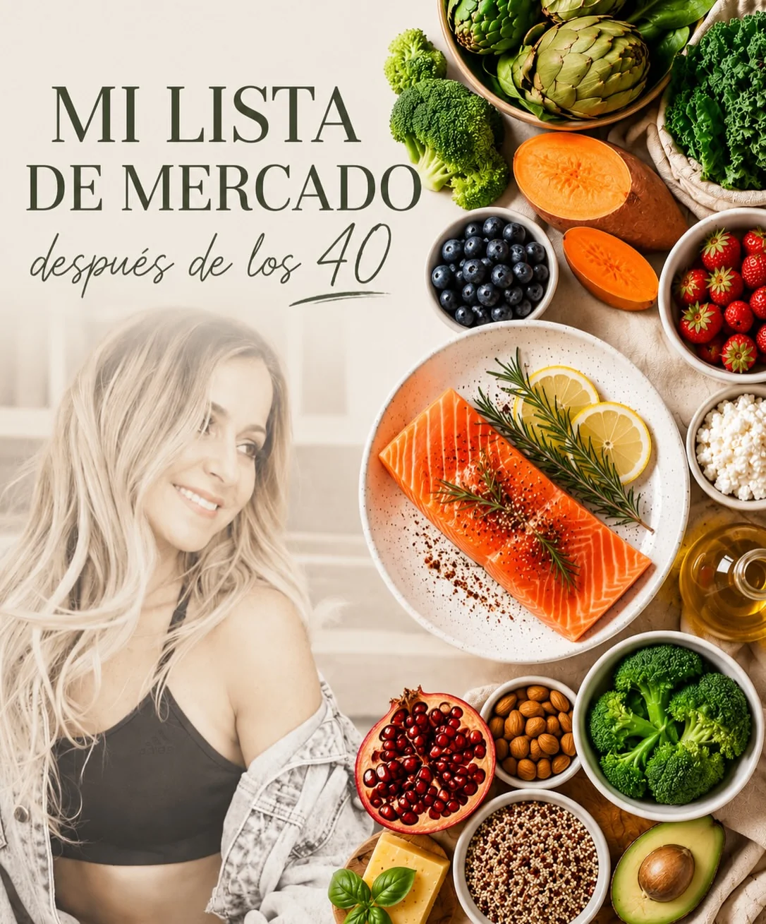 tata2fit Instagram post about Compras de alimentos saludables