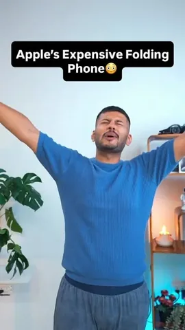 techburner Instagram post about Apple foldable phone